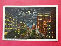 - Ohio > Cincinnati L Night View Fountain Square  1916 Cancel ---ref  643 - Cincinnati