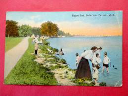 Upper End Belle Isle Detroit MI 1916 Cancel -ref  643 - Other & Unclassified