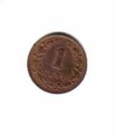 NETHERLANDS    1  CENT  1878 (KM # 107) - 1849-1890: Willem III.