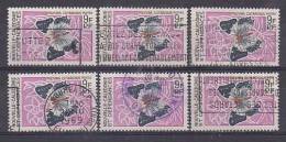 NOUVELLES CALEDONIE - 342 Obli (6 Timbres) Cote 9,60 Euros Depart à 10% - Used Stamps