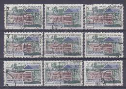 NOUVELLES CALEDONIE - 356 Obli (9 Timbres) Cote 11,25 Euros Depart à 10% - Used Stamps