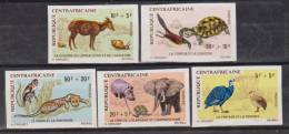 CENTRAFRICAINE  NON DENT/IMP  TORTUES  ELEPHANT  BIRD  Yvert N°134/8 **MNH.  Réf 1624 - Schildpadden