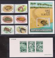 MALDIVES   TORTUES    Yvert N°798/803**MNH    Réf 1627 - Schildpadden