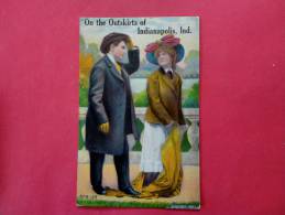 IN - Indiana > Indianapolis   Comic --On The Outskirts   Indianapolis 1911 Cancel -    -----ref 644 - Indianapolis