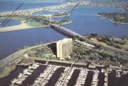 SAN DIEGO CALIFORNIA USA  Hotel HYATT ISLANDIA Mission Bay 1441 Quivira Road  Aerial View - San Diego