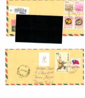 Taiwan Echt Gelaufenes R-Brief / Registered Letter - Covers & Documents