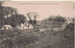 CONDE SUR ESCAUT 1129 LE LONG PONT VUE PRISE DES FORTIFICATIONS 1914 - Conde Sur Escaut