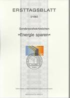 ALEMANIA MAT PRIMER DIA LOS AHORRO DE ENERGIA DOBLE CRSITAL - Andere & Zonder Classificatie