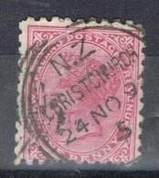 2 Sellos 1 Penny Rosa NEW ZEALAND, Fechador CHRISTCHURCH Y NEWTON, Yvert Num 60 º - Cartas & Documentos