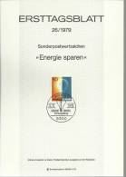 ALEMANIA MAT PRIMER DIA ELECTRICIDAD BOMBILLA LUZ ENERGIA - Elektrizität