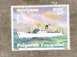 POLYNESIE Française : Navire De Polynésie : Le "Mariposa" - Bateau - Transport - - Neufs