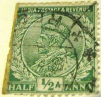 India 1911 King George V 0.5a - Used - 1911-35 King George V