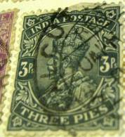 India 1911 King George V3p - Used - 1911-35  George V