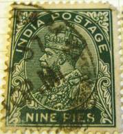 India 1911 King George V 9p - Used - 1911-35 Roi Georges V