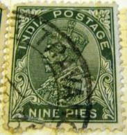 India 1911 King George V 9p - Used - 1911-35  George V