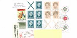 Niederlande / Holland Echt Gelaufenes R-Brief / Registered Letter - Covers & Documents