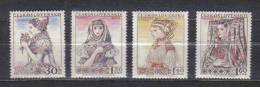 Czechoslovakia Mi 994-997 Folk Costumes 1956 MLH HINGED - Unused Stamps