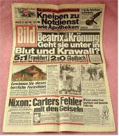 BILD-Zeitung Vom 23. April 1980  -  Beatrix Krönung : Geht Sie Unter In Blut Und Krawall ? - Andere & Zonder Classificatie