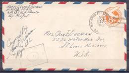 ENTIER POSTAL  U.S.  POSTAGE  VIA AIR MAIL   6c    Le 17 OCT 1942  Courrier Pour ST LOUIS Missouri  U.S.A. - 1941-60