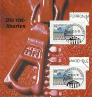 Zwei Abarten  "riri Auf Folder Mit Beschreibung KW 100 1138Ab1 Und 1138 Ab2 - Variétés