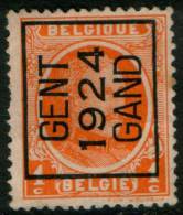 Belgium  King Albert I,1c 1922  Type , GENT 1924 GAND,  Roller Precancel , No Gum - Rollo De Sellos 1920-29
