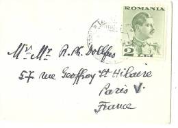 REF LPU11 - ROUMANIE ROI CAROL 2L VOYAGEE (DATE PEU LISIBLE) - Postmark Collection