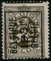 Belgium  Lion, 10c 1929  Type , BELGIQUE 1931 BELGIE Precancel , No Gum - Typografisch 1929-37 (Heraldieke Leeuw)