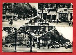 * Rond Point Des GOBELINS -PARIS-Multiples Vues(TABAC P.M.U,CANON Des GOBELINS,Automobiles...) - Paris (13)