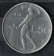 6-Italia 1978  £. 50 Vulcano - 50 Liras