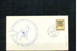 Jugoslawien / Yugoslavia / Yougoslavie 1966 Tischtennis Sonderstempel / Table Tennis Scarce Postmark - Table Tennis