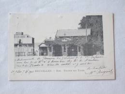 Bruxelles. Bois. Station Des Trams. Ecrite En 1902. - Transport Urbain En Surface