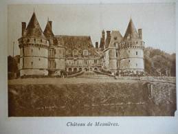 La Normandie , Chateau De Mesniéres , Héliogravure Sépia De 1930 - Documents Historiques