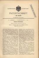 Original Patentschrift - G. Lemcke In Oldenburg I. Gr., 1898 , Dampfmaschine !!! - Machines