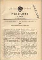 Original Patentschrift - P. Herold In Oelsnitz I.V., 1899 , Bieruhr , Uhr , Bier , Kneipe , Schänke !!! - Otros & Sin Clasificación
