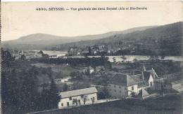 SEYSSEL-VUE GENERALE DES DEUX SEYSSEL (AIN ET HTE-LOIRE) - Seyssel