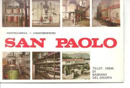 BASSANO DEL GRAPPA SAN PAOLO, DISTILLERIA LIQUORIFICIO. FG-C1050 - Other & Unclassified