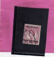KUWAIT 1957 - 1958 QUEEN ELISABETH II - REGINA ELISABETTA USED - Koweït