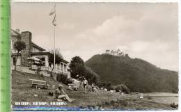 „Edersee-Strandbad Mit Schloß Waldeck“ Um 1950/1960 Ungebrauchte Karte - Waldeck