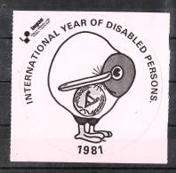 Autoadesivo  " International  Year  Of  Disabled  Persons " - Behinderungen