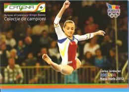 Romania Larisa Iordache Gymnastics Postcard Not Used - Ginnastica