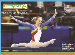 Romania Gymnastics Sandra Izbasa Postcard Not Used - Ginnastica