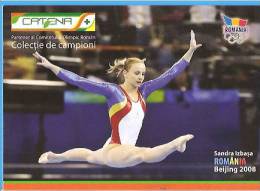Romania Gymnastics Sandra Izbasa Postcard Not Used - Gymnastique