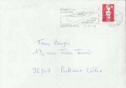 FRANCIA CC MAT ESPECIAL LONGWY - Lettres & Documents