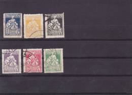 REVENUE FISCAUX ,ASISTENTA SOCIALA  6 STAMPS  OBLITERES, ROMANIA. - Steuermarken