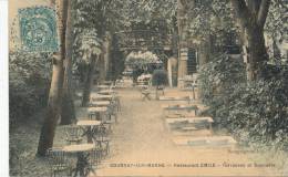 ( CPA 93 )  GOURNAY-SUR-MARNE  /  Restaurant Émile  -  Terrasses Et Bosquets  - - Gournay Sur Marne