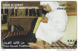 Kuwait, KUW-C-36K, Bisht Making. - Kuwait