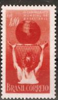 BRAZIL # 813 -  2nd World Championship Of  Basketball - 1954 - Unused Stamps
