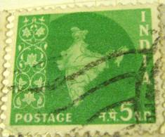 India 1957 Map Of India 5np - Used - Used Stamps