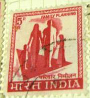 India 1967 Family Planning 5p - Used - Usados