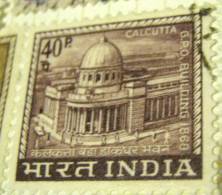 India 1967 Calcutta GPO Building 1868 40p - Used - Used Stamps